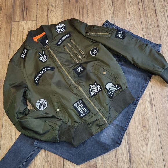 American Stitch Other - American stitch patched varsity jacket